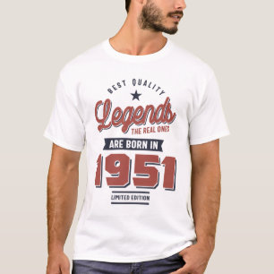 Camiseta Legendas De Qualidade As Verdadeiras São Nasceres