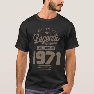 Camiseta Legendas De Qualidade As Verdadeiras São Nasceres