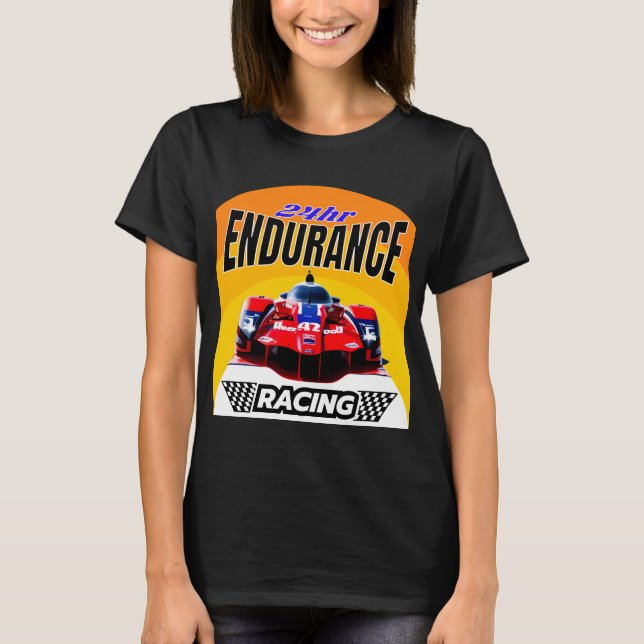 Camiseta Legendas de velocidade: Corrida de resistência 24  (Frente)