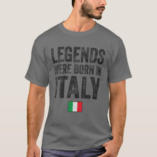 Camiseta Legendas Foram Nasceres Na Itália, Raiz Do Orgulho