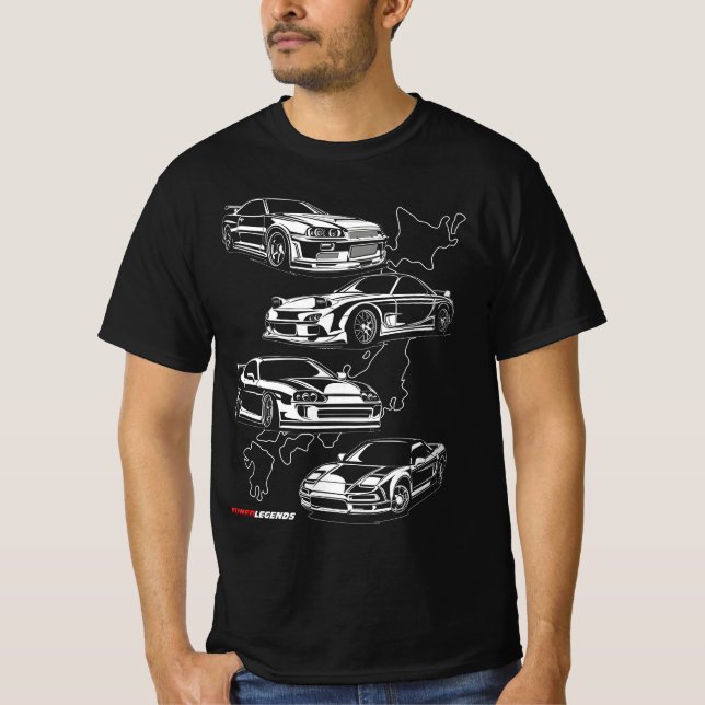 Camiseta " 'Legendas JDM' (Frente)