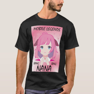 Camiseta Legendas móveis Nana