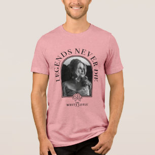 Camiseta Legendas Nunca Morrem - O Lotus Branco