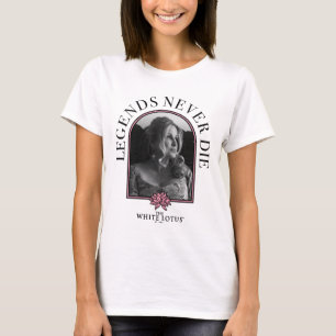 Camiseta Legendas Nunca Morrem - O Lotus Branco