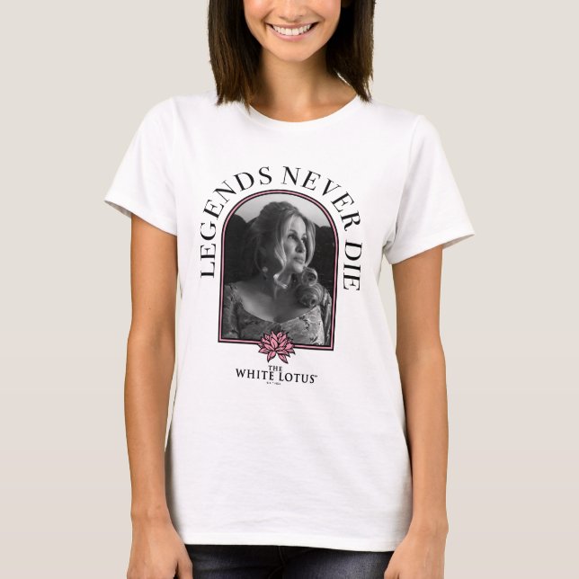 Camiseta Legendas Nunca Morrem - O Lotus Branco (Frente)