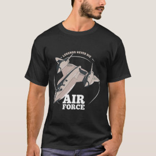 Camiseta Legendas Nunca Morrem Plano Militar SR 71 Blackbir