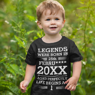 Camiseta Legendas Personalizadas Foram Nasceres no Mês de I