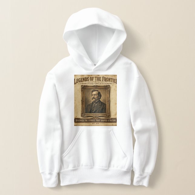 Camiseta Legends da Fronteira Camisola com Poster Vintage  (Postura )