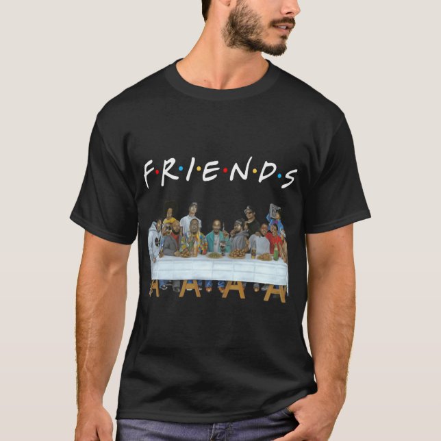 Camiseta Legends Rapper s Last Supper Friends funny (Frente)