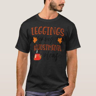 Camiseta Leggings Folhas e Ajustes Por Favor Cair