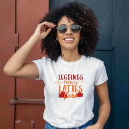Camiseta Leggings, Folhas e Latas, por favor