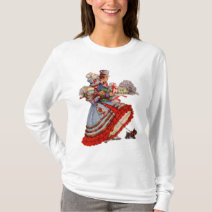 Camiseta Leggings vitorianas de férias