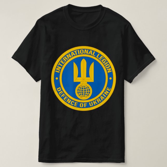 Camiseta Legião Internacional de Defesa Territorial do Rein (Frente do Design)