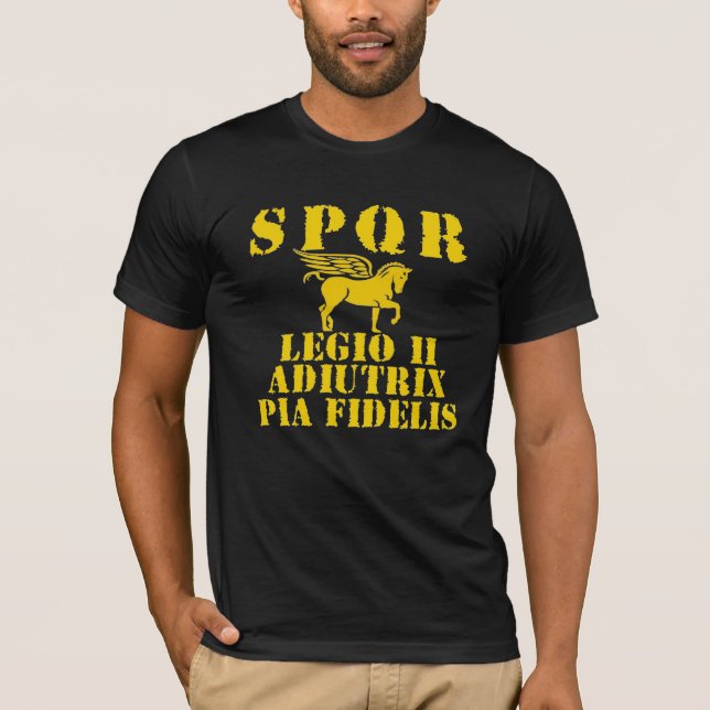 Camiseta Legião leal de 02 Vespasian a ?a - Pegasus romano (Frente)