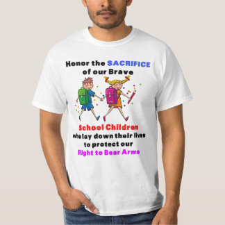Camiseta Legislação sobre Armas Agora, Foto Escolar