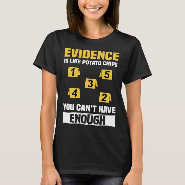 Camiseta Legista forense de criminologia e forense (Frente)