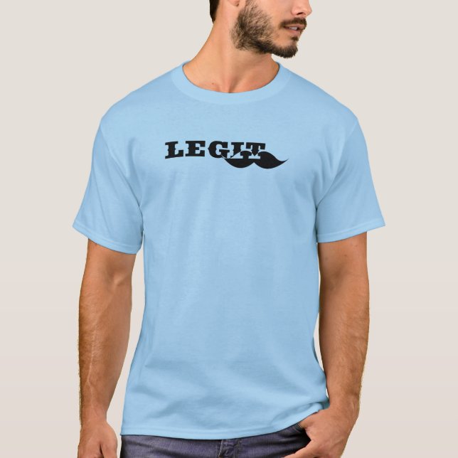 Camiseta Legit 'Stache (Frente)