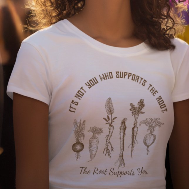 Camiseta Legume Raiz Vintage  (Vintage Root Vegetable T-Shirt)