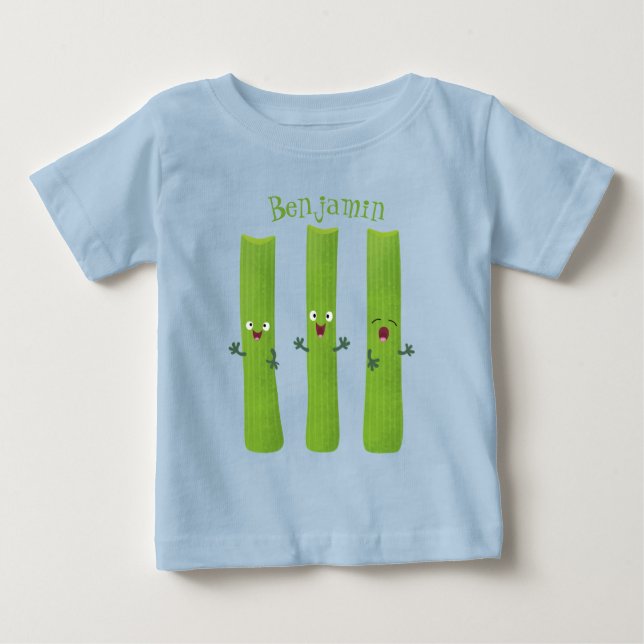Camiseta Legumes de trio com aipo-branco (Frente)