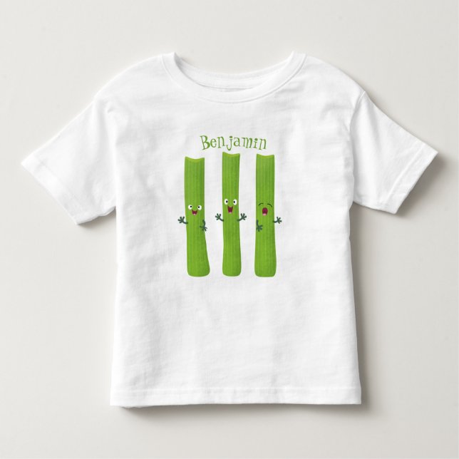 Camiseta Legumes de trio com aipo-branco (Frente)