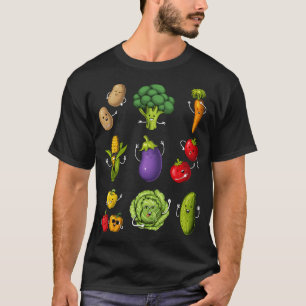 Camiseta Legumes Divertidos