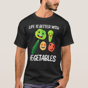 Camiseta Legumes Engraçados Para Homens Mulheres Frutas Leg