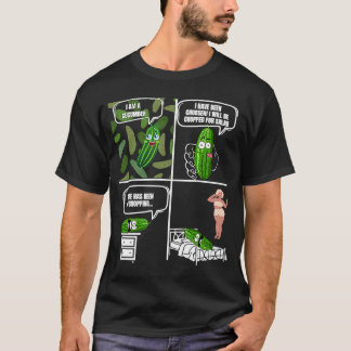 Camiseta Legumes Pepino Adulto Sarcasmo Humor Pepino