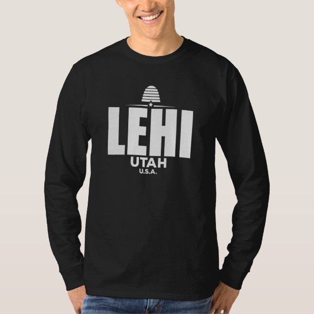 Camiseta Lehi Utah Retro Vintage (Frente)