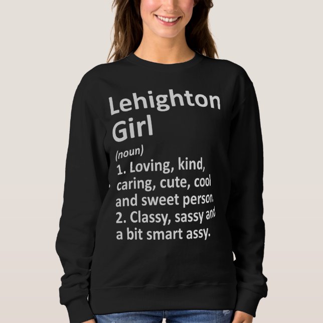 Camiseta LEHIGHTON GIRL PA PENNSYLVANIA Funny City Home Roo (Frente)