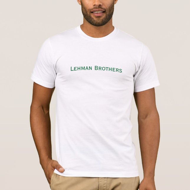 Camiseta Lehman Brothers (Frente)