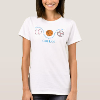 Camiseta lei completa da menina