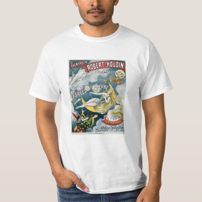 Camiseta Lei da Magia de Vintage em França (Frente)
