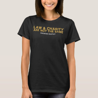 Camiseta Lei de Citação Libertária e Caridade Frederic Bast