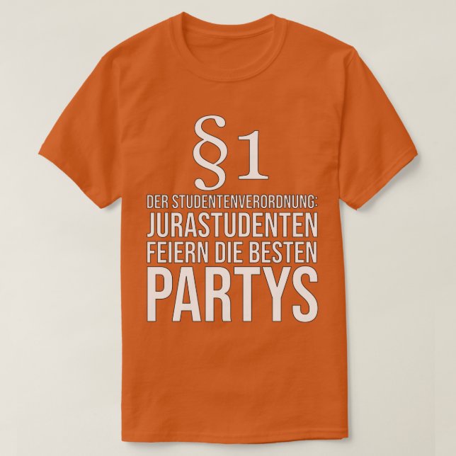 Camiseta Lei de Direito Estudante Lei Gráfica Festa de Dire (Frente do Design)