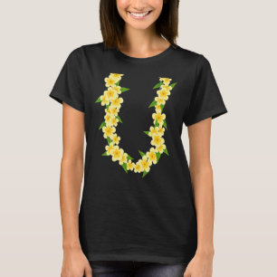 Camiseta Lei de Férias Tropicais de Verão da Cadeia das Flo