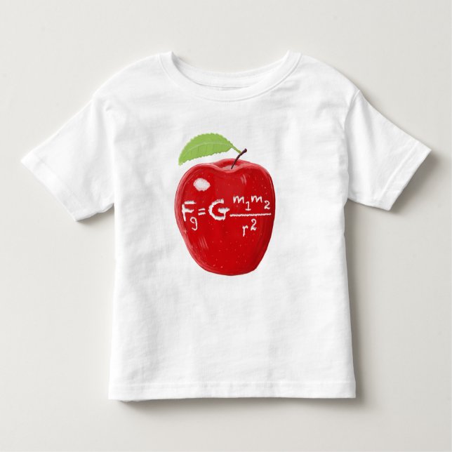 Camiseta Lei de Isaac Newton do professor de ciências de (Frente)