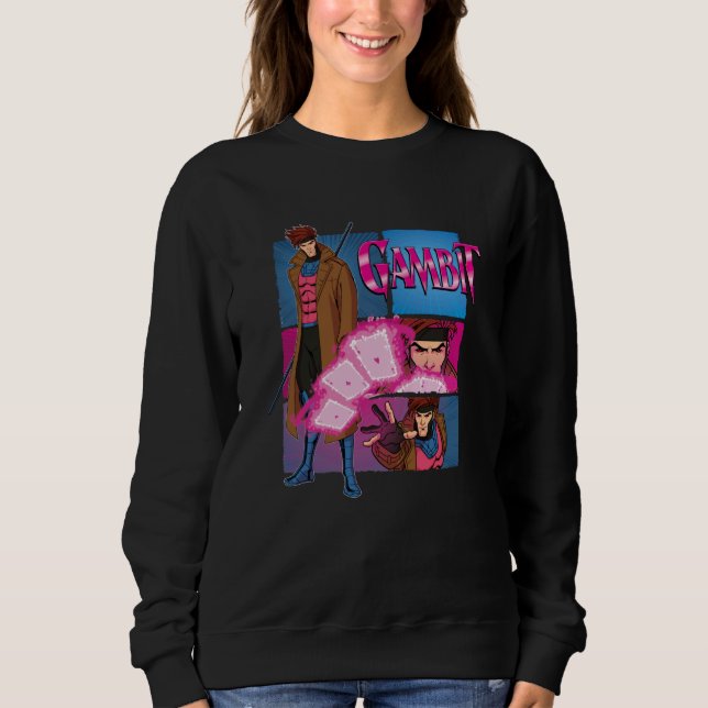 Camiseta Lei de Jogada de Placa Gambit da Marvel Studios X- (Frente)