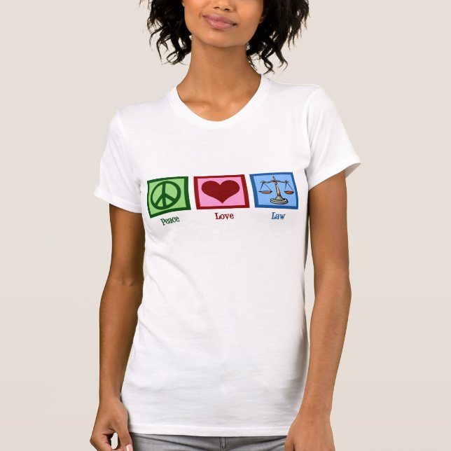 Camiseta Lei do amor da paz (Frente)