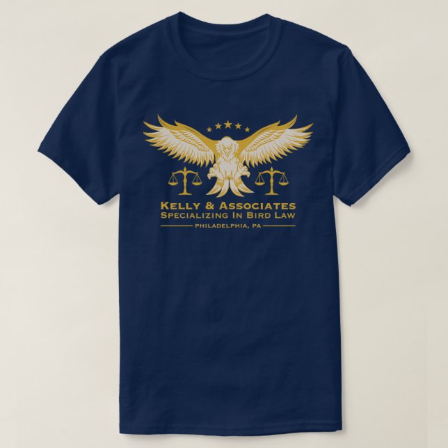 Camiseta Lei Filadélfia relativa às aves (Frente do Design)