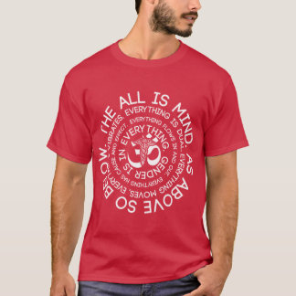 Camiseta Lei Hermético Como Acima Assim Abaixo Esotérico e