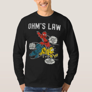 Camiseta Lei Ohms - Eletricidade Explicada Engenharia Elétr