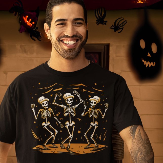 Camiseta Lei Skeleton de dança Trio Vaudeville (Criador carregado)