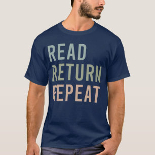 Camiseta Leia Devolva Repita Leitura Bibliotecário Devorado