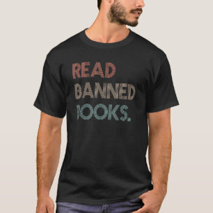 Camiseta Leia Livros Banidos Bibliotecários Bloqueios Livro