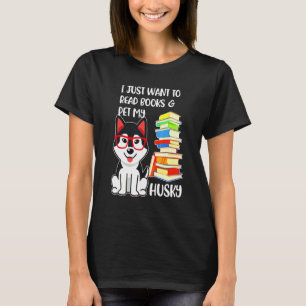 Camiseta Leia Livros E Meu Cachorro Do Rouco