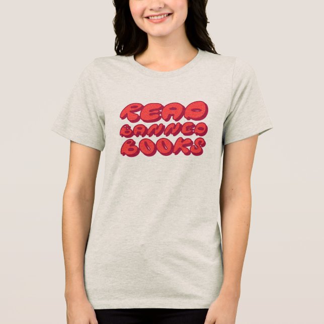 Camiseta Leia Livros Proibidos (Frente)