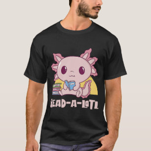 Camiseta Leia Livros Um Animal Aquático Lotl Axotlol