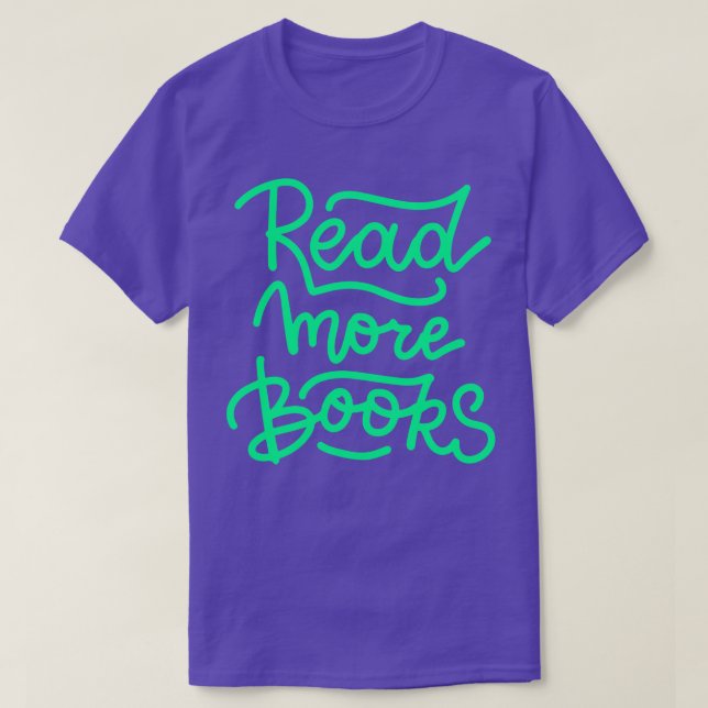 Camiseta Leia mais livros (Frente do Design)
