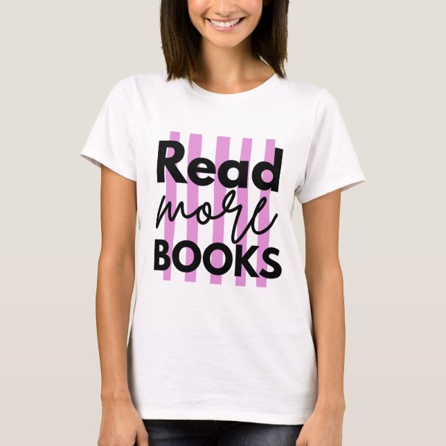Camiseta Leia Mais Livros (Frente)