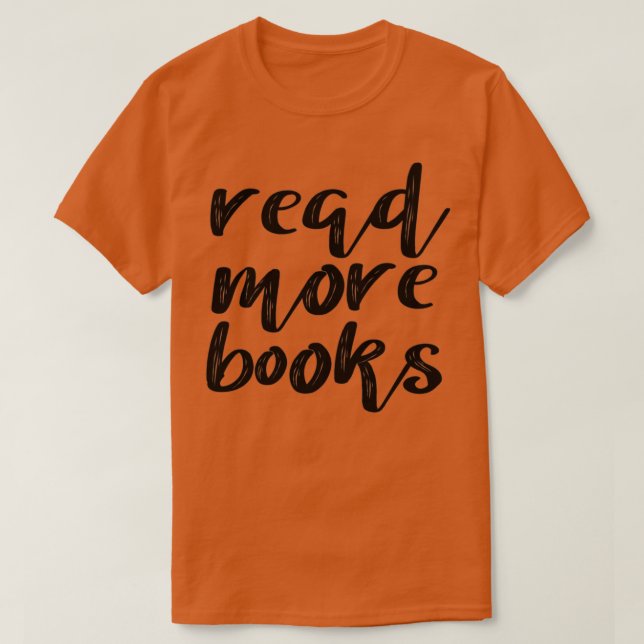Camiseta Leia mais livros 1 (Frente do Design)